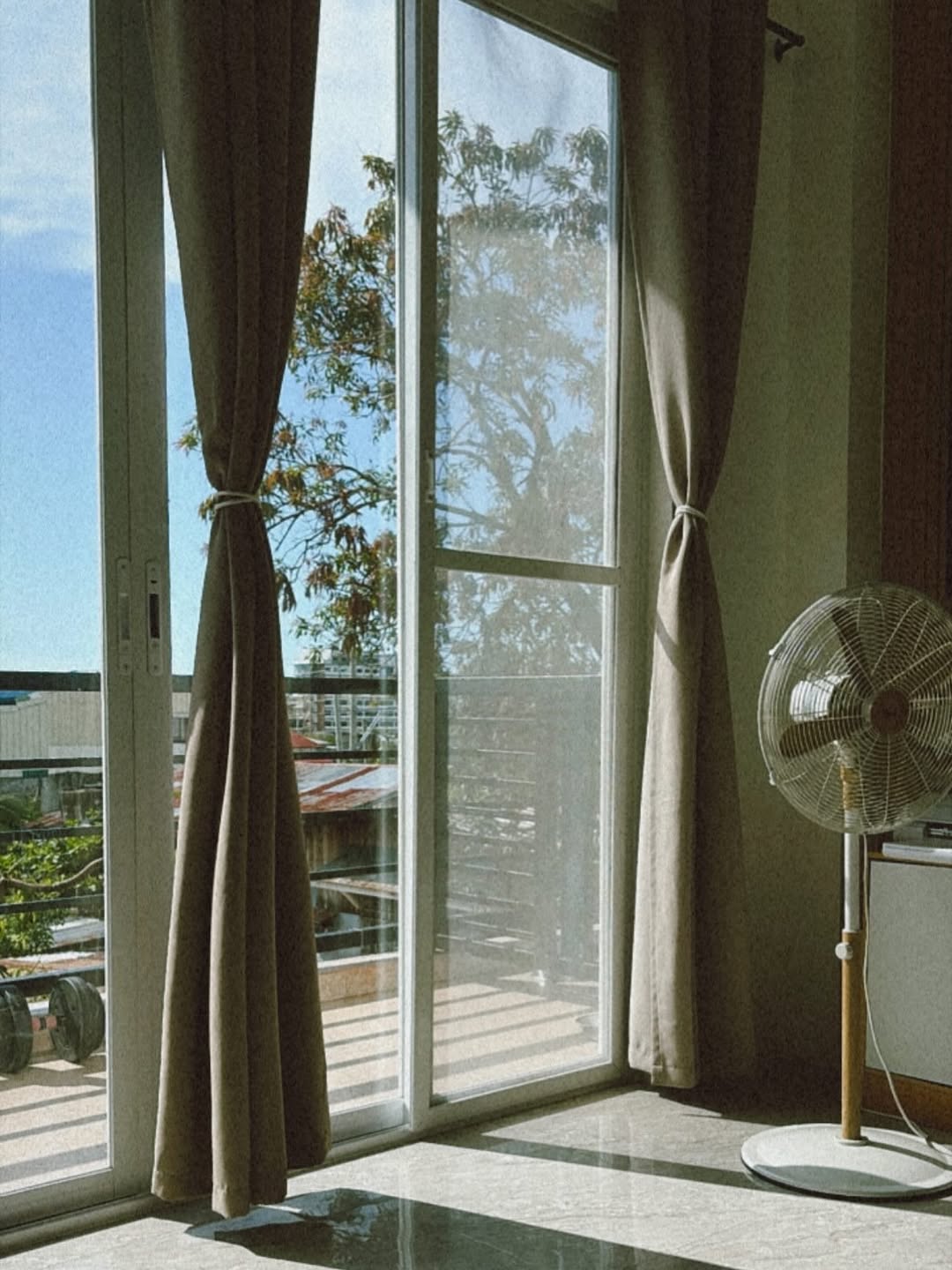 Location One Eighty exterior — the sun is back and the doors are open